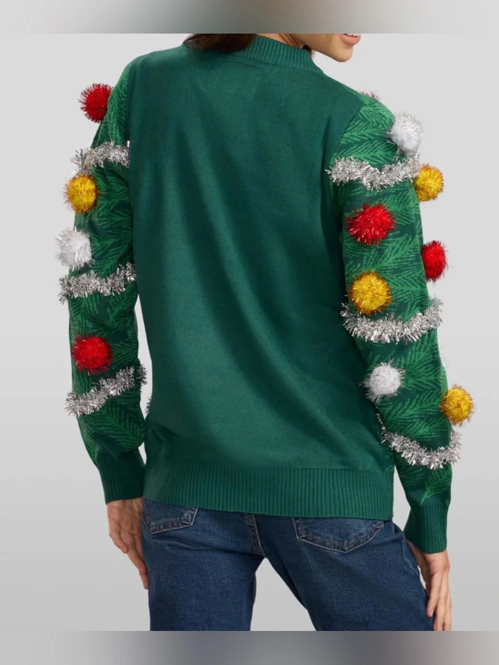 TIPSY ELVES WOMEN'S SQUIRRELIN' AROUND UGLY CHRISTMAS SWEATER SIZE XXL - Picture 3 of 5
